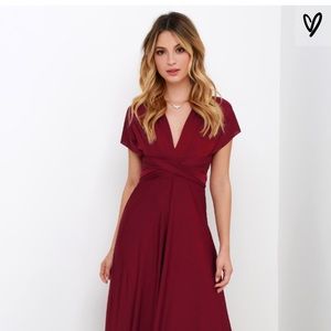 Always stunning convertible dress by Lulus!